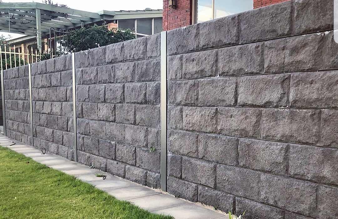concrete sleeper wall