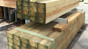 Treated Pine Timber Sleepers HCA